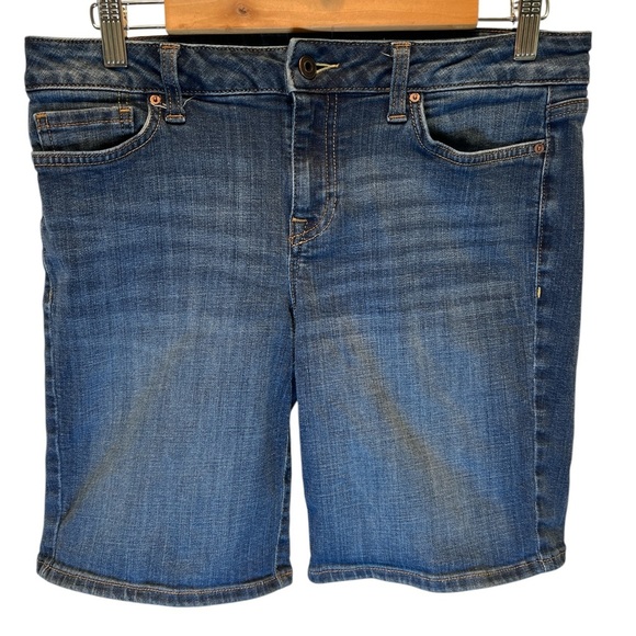 Tommy Hilfiger Women’s Blue Denim Shorts Sz 4 - Picture 2 of 6